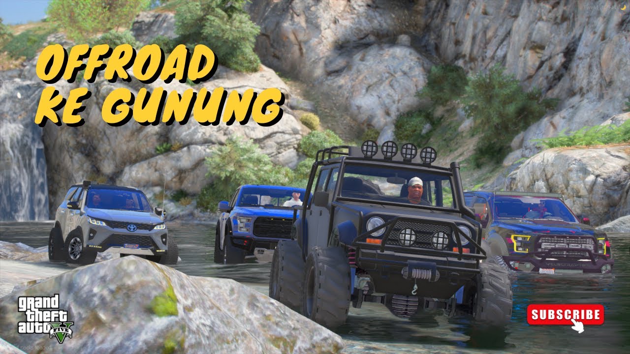 OFFROAD KE GUNUNG DEMI LIAT SUNSET (GTA 5) INDONESIA