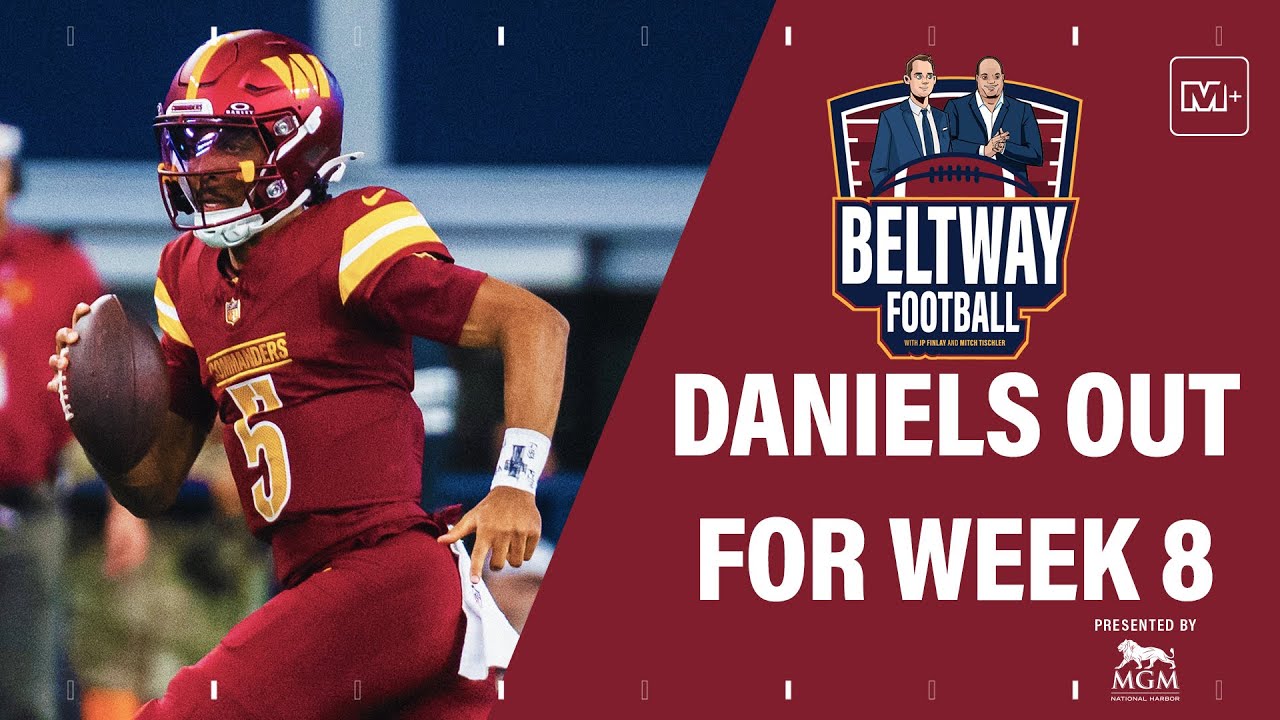 Джейден Дэниелс выбывает из борьбы на 8-й неделе с &laquo;Чифс&raquo; Патрика Махоумса | Beltway Football
