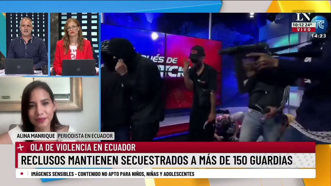 Ola de violencia en Ecuador: reclusos mantienen secuestrados a más de 150 guardias