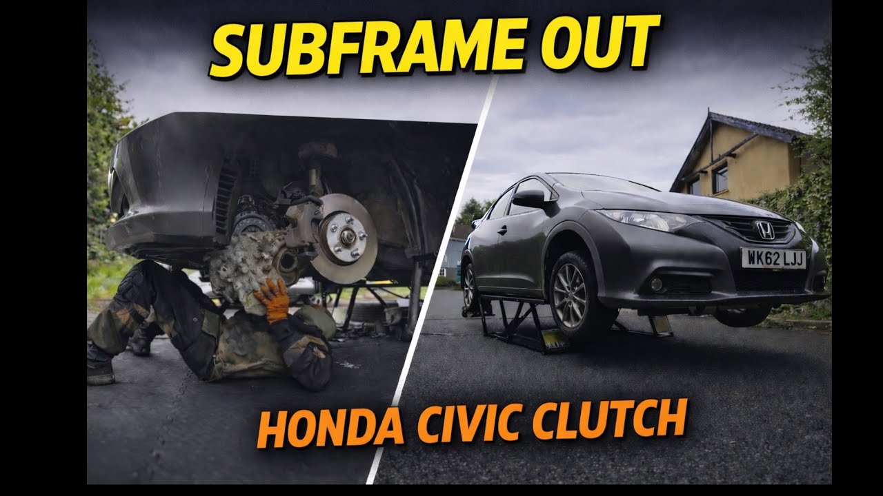Honda Civic ES 2.2L Diesel I-DTEC Clutch & DMF (2012) Full Step by Step Guide