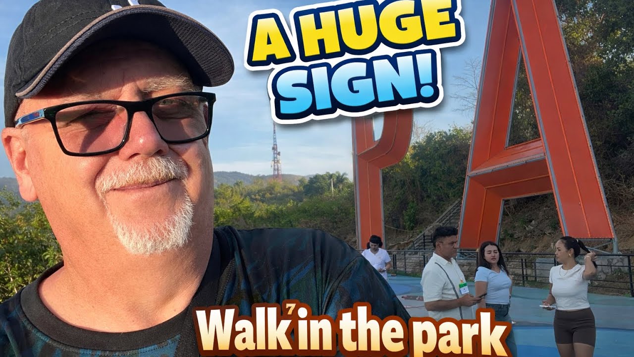 Stroll through Mueang Public Park to the Pattaya sign. Don’t let the Soi dogs bite! 