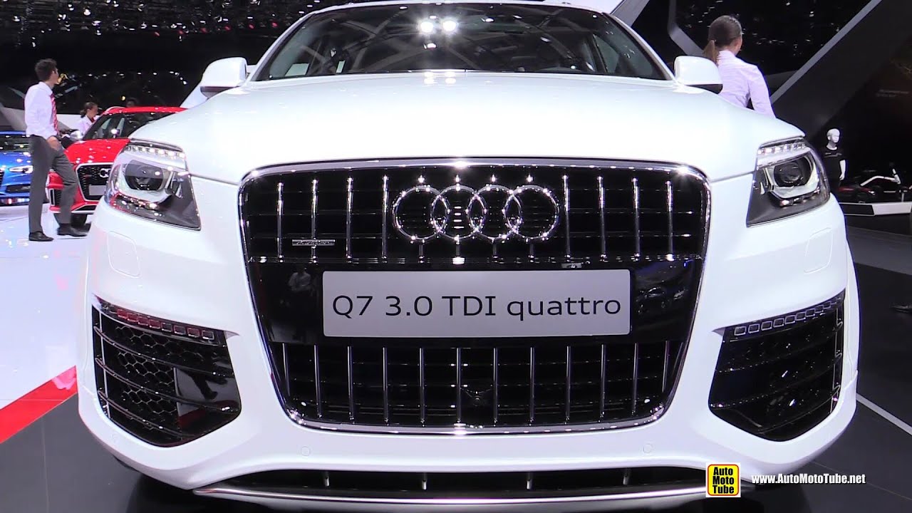 2015 Audi Q7 3.0 TDI Quattro - Exterior and Interior Walkaround - 2014 Paris Auto show