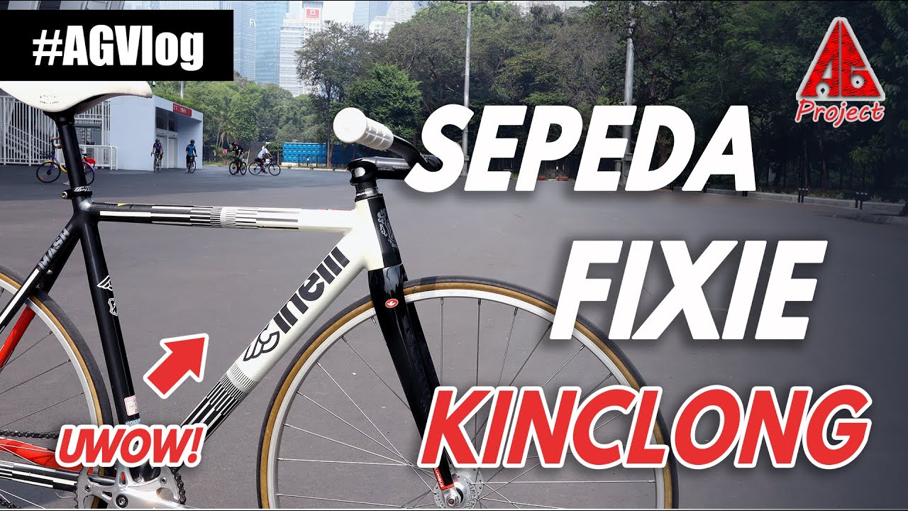 Gowes Santai Bersama Sepeda Fixie Kinclong !
