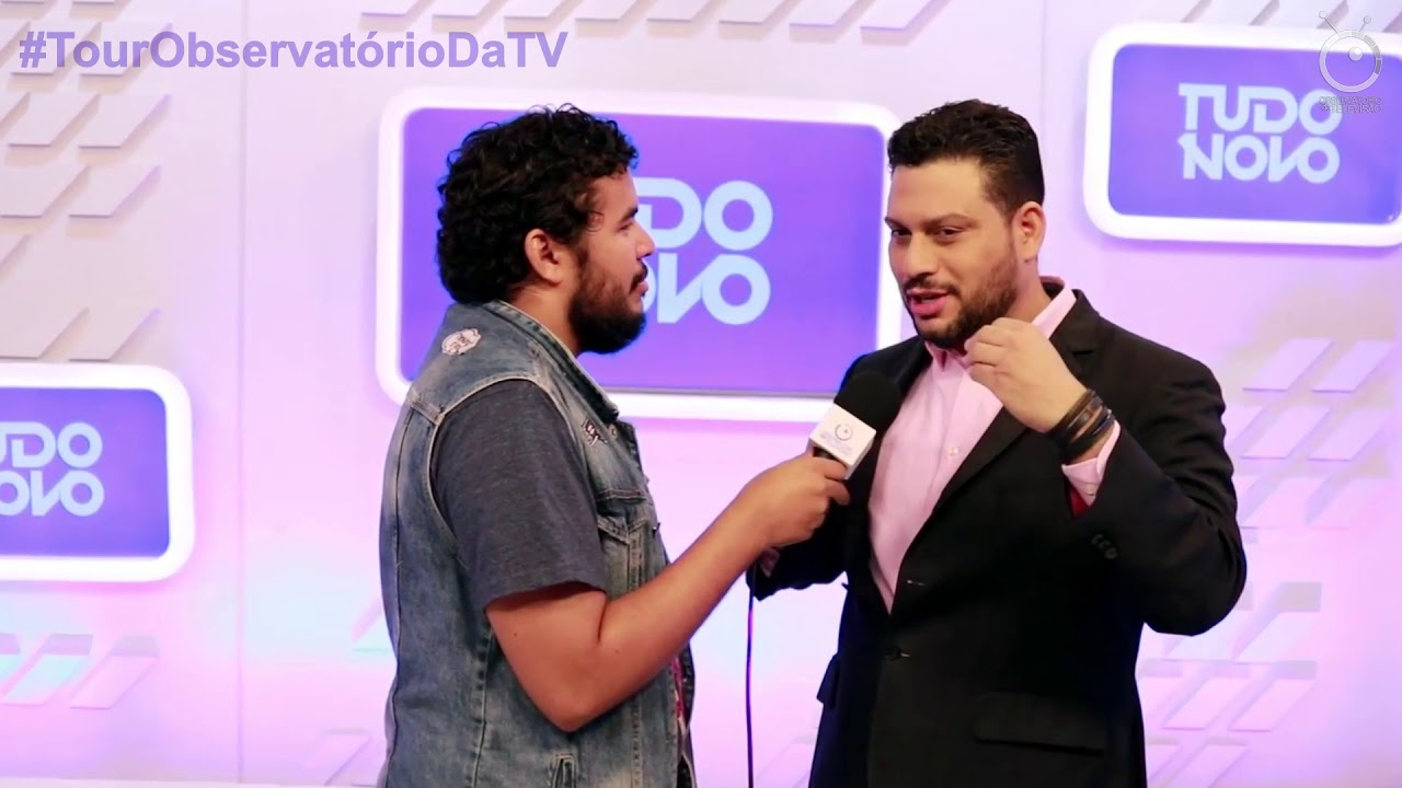 #TourObservat&oacute;riodaTV - entrevista com Darino Sena - Tudo Novo TV Aratu / SBT