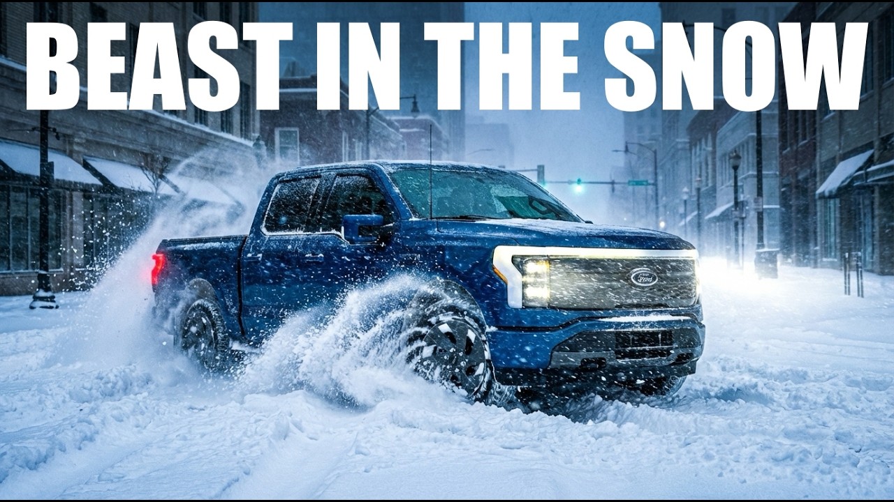 Southern Snowmageddon! F150 Lightning Is Beast In The Snow