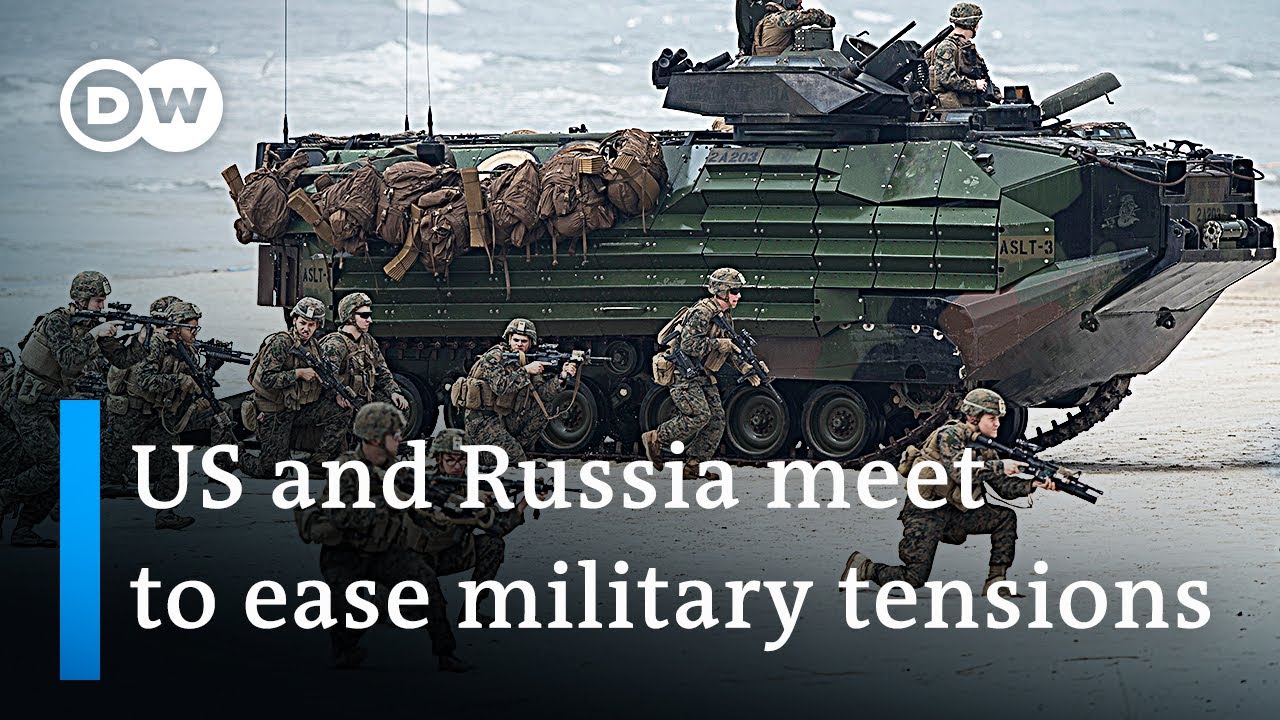 US and Russia meet for security talks over Ukraine tensions | DW News