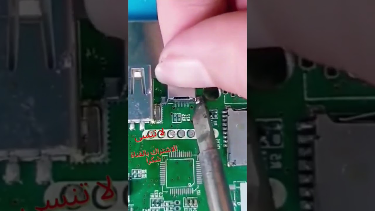 how to replace mini b usb port #soldering  #desoldering #shorts