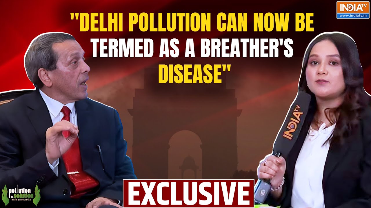 Delhi Pollution Reaches Critical Levels, Prof Dr Arvind Kumar Calls It 'Breather&rsquo;s Disease'
