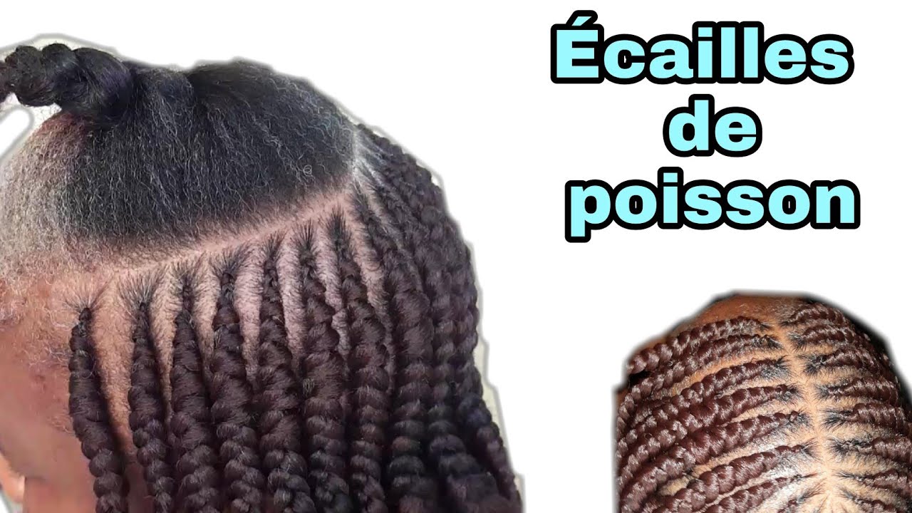 men koman pou penyen ti kouri kal pwason/ tress en écaille