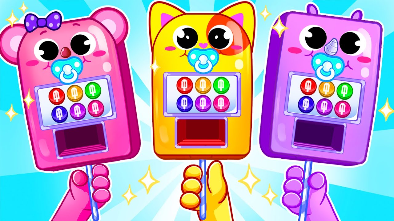 Vending Machine with Challenges 🎰 SUBSCRIBE for Funny Kids Songs & Nursery Rhymes♥️
