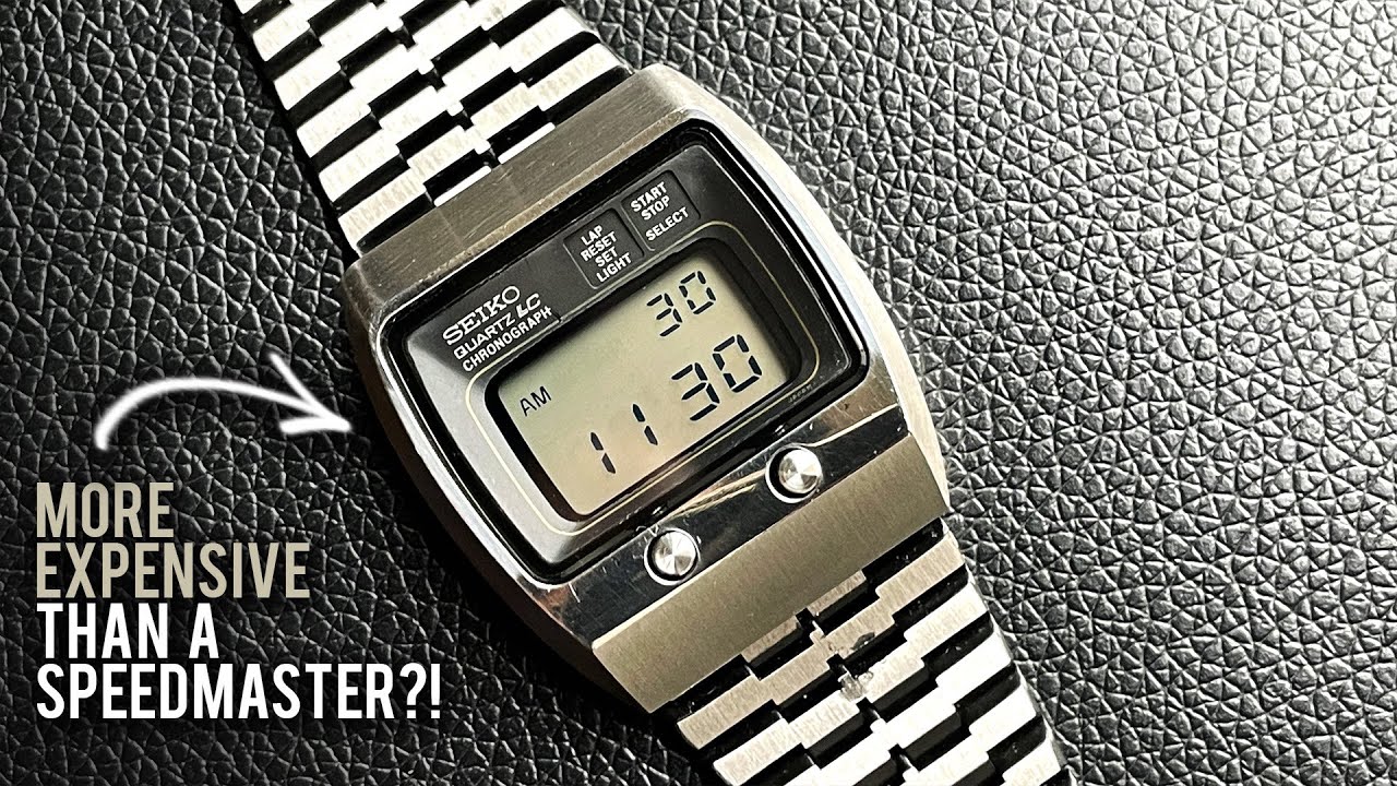 As EXPENSIVE AS A SPEEDMASTER? Seiko 0634 - 5019. The world's first digital chronograph!