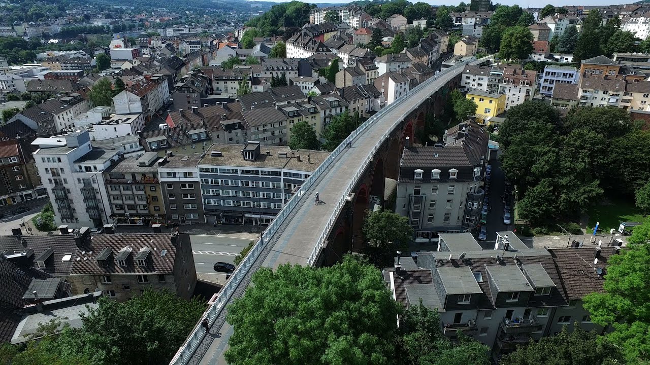 Die Nordbahntrasse/Jackstädtweg 2015, die gesamte Strecke von Vohwinkel bis zum Tunnel Schee