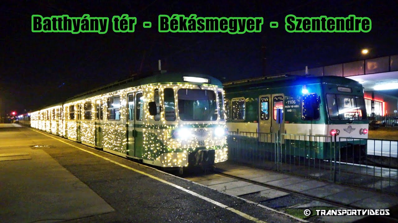 2025.11.29. - Fény HÉV a H5-ös vonalon  |  Búcsúzik az utolsó MIX/A a közforgalomból.