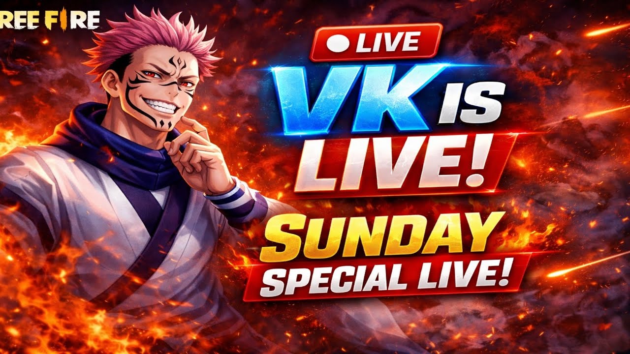 VK IS LIVE 🔴 | free fie Gameplay 🔥