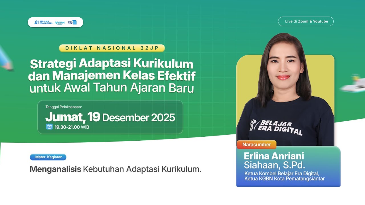Diklat! Menganalisis Kebutuhan Adaptasi Kurikulum
