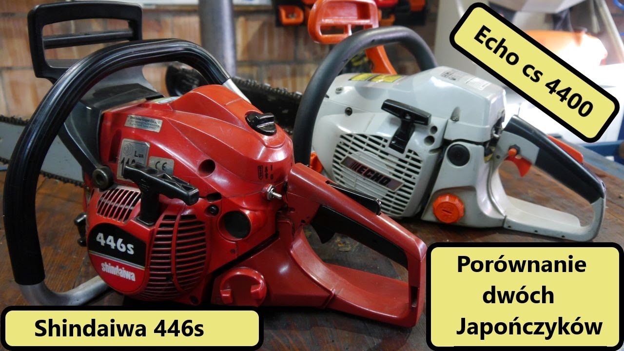 #rpgarażowo. Shindaiwa 446s & Echo cs 4400. Podobieństwo. różnice.  Brzmienie silnika