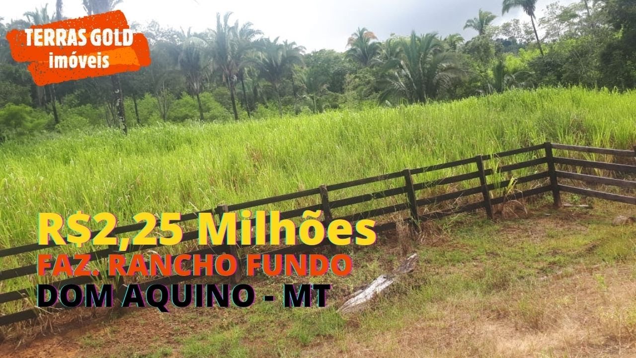 150 ha, TERRA BOA, 30% de argila [Dom Aquino - MT]
