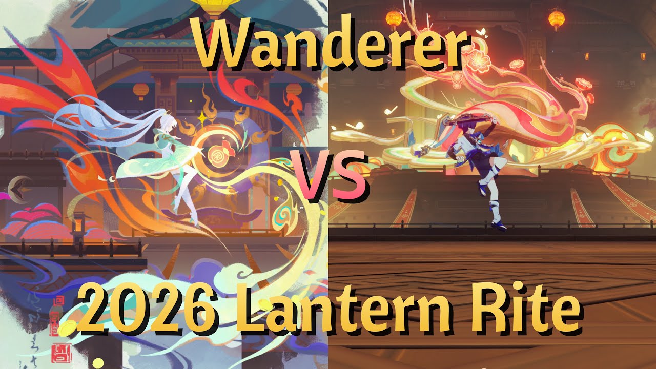 C6 Wanderer VS 2026 Lantern Rite Combat Event | Genshin Impact
