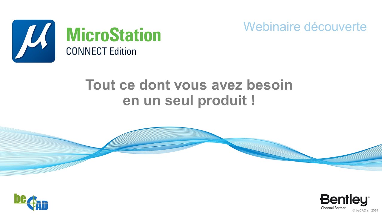 Webinaire découverte - MicroStation CONNECT Edition