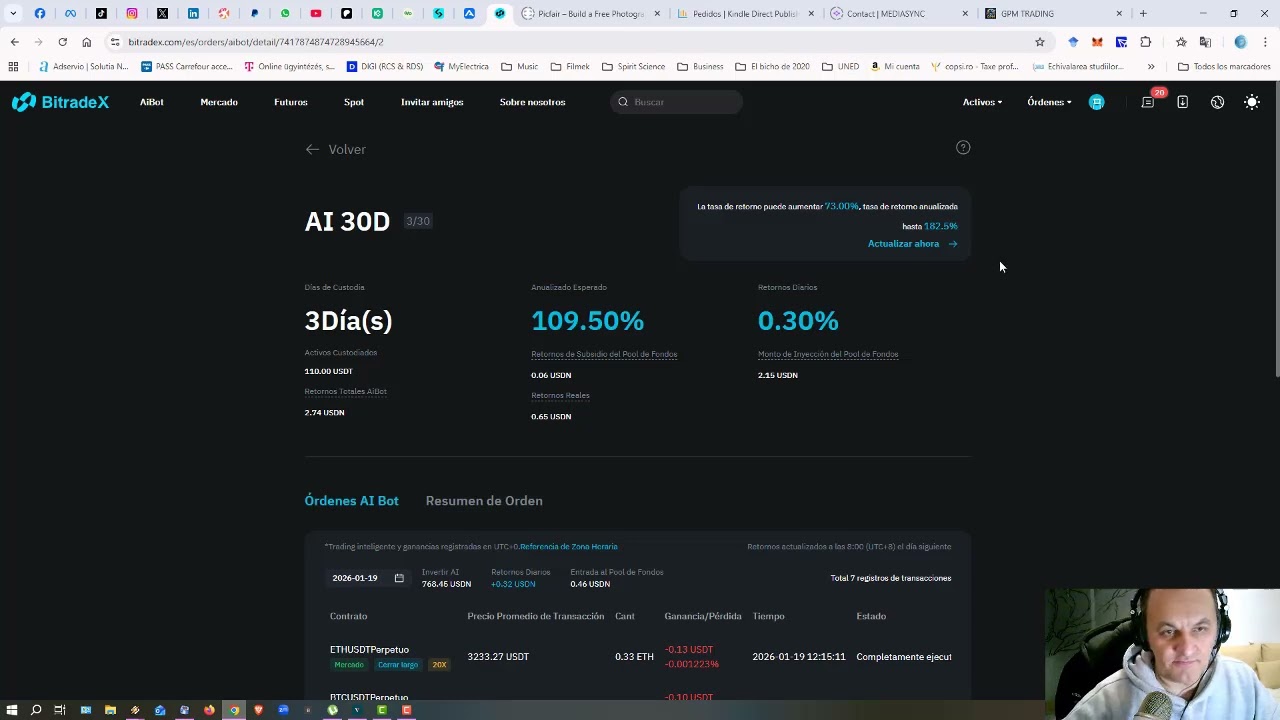 Mis Primeros Días en BitradeX - Resultados y más