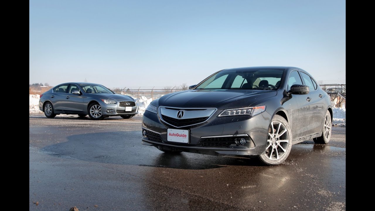 Acura TLX 2015 года против Infiniti Q50 2015 года