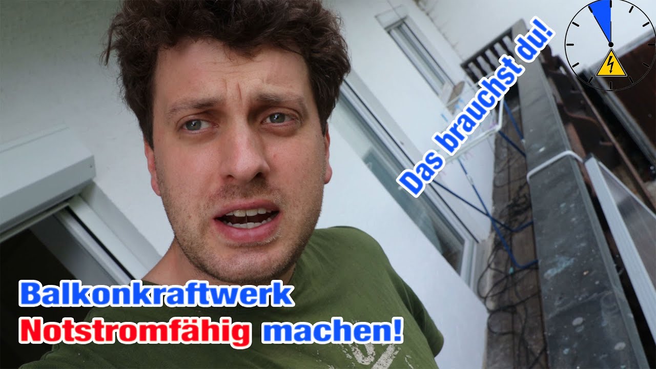 Balkonkraftwerk Notstromfähig machen? So gehts!