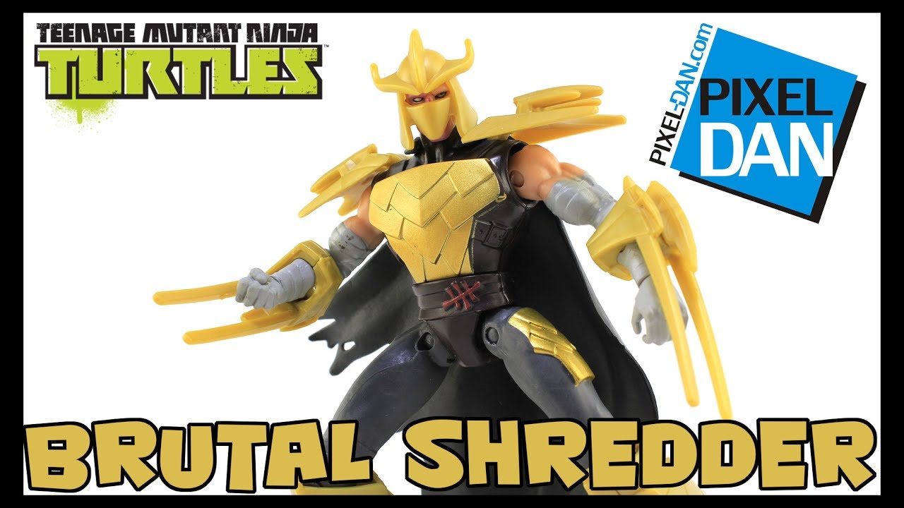 Brutal Shredder Teenage Mutant Ninja Turtles Nickelodeon Figure Video Review