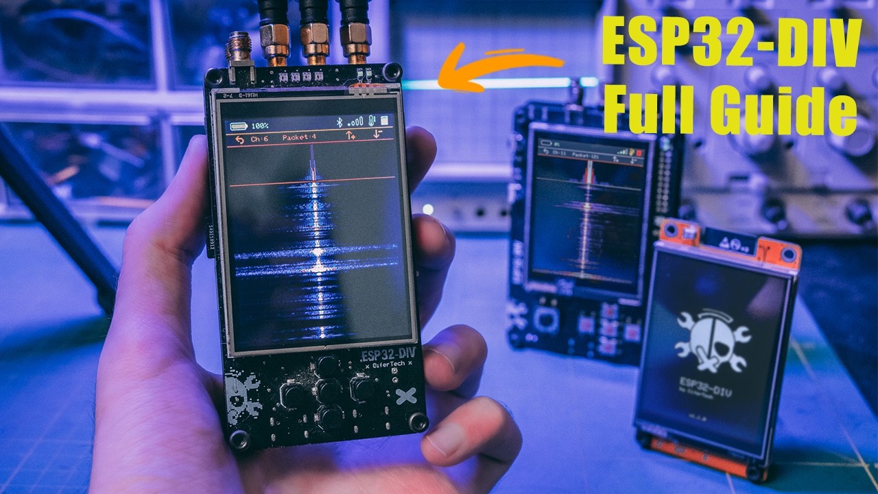 Полное руководство по ESP32-DIV | Альтернатива Flipper Zero с открытым исходным кодом