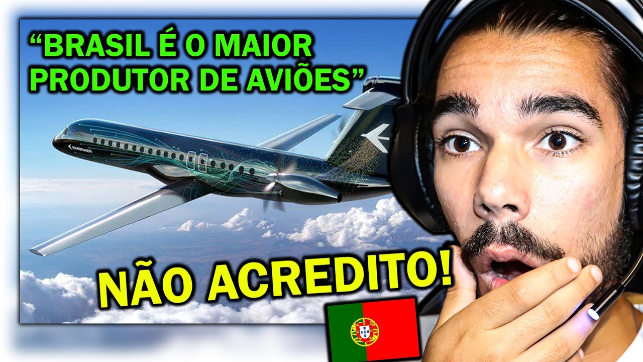 Português reage a CAPACIDADES IMPRESSIONANTES do Brasil !