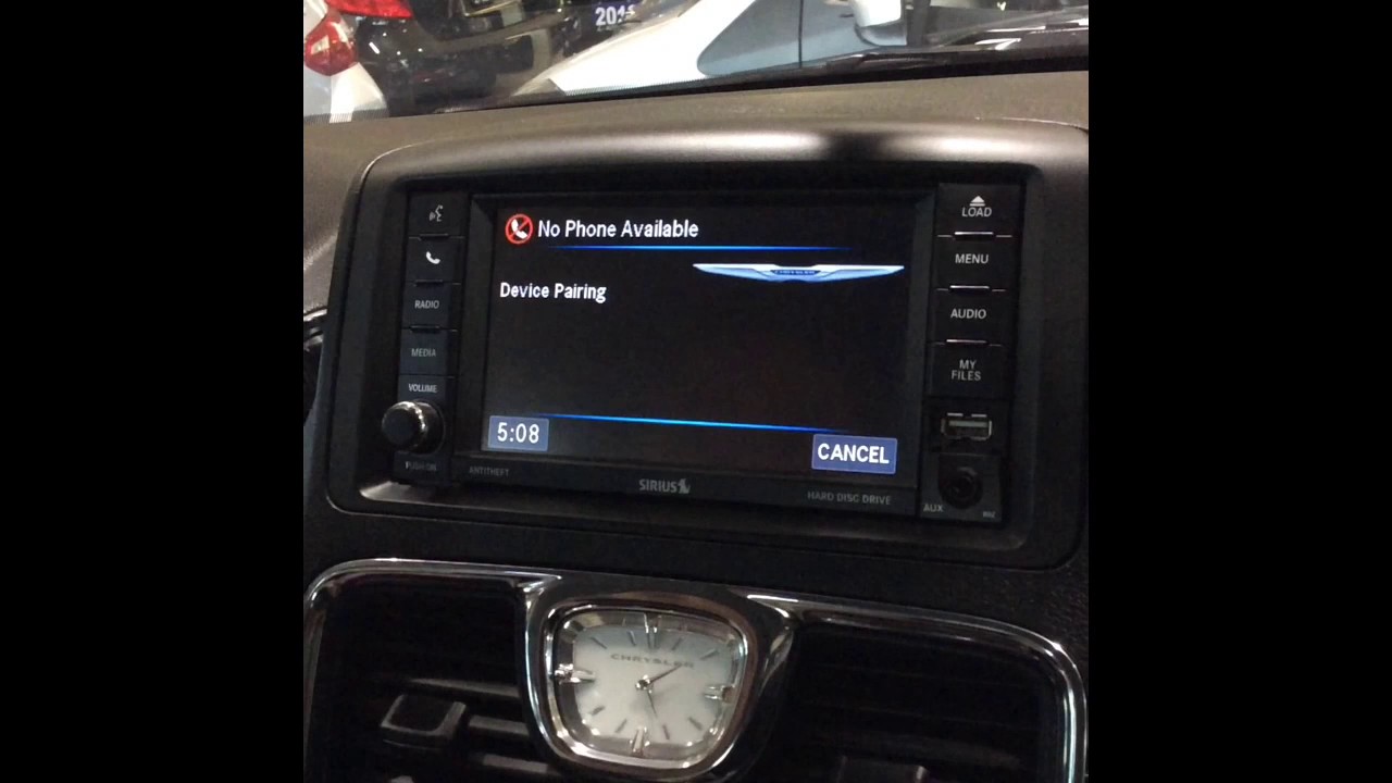 How To Connect Bluetooth To Your 2016 Chrysler Town & Country Touring with Leather