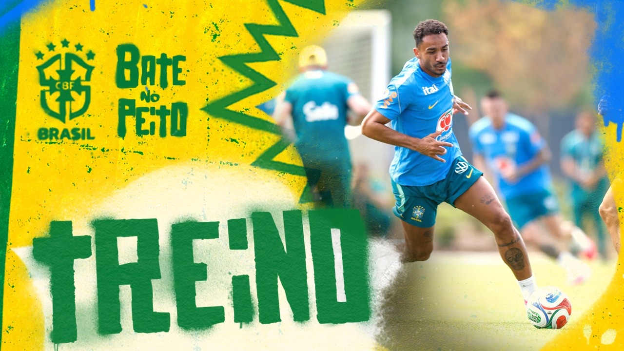 AO VIVO: TREINO DA SELE&Ccedil;&Atilde;O BRASILEIRA MASCULINA PRINCIPAL