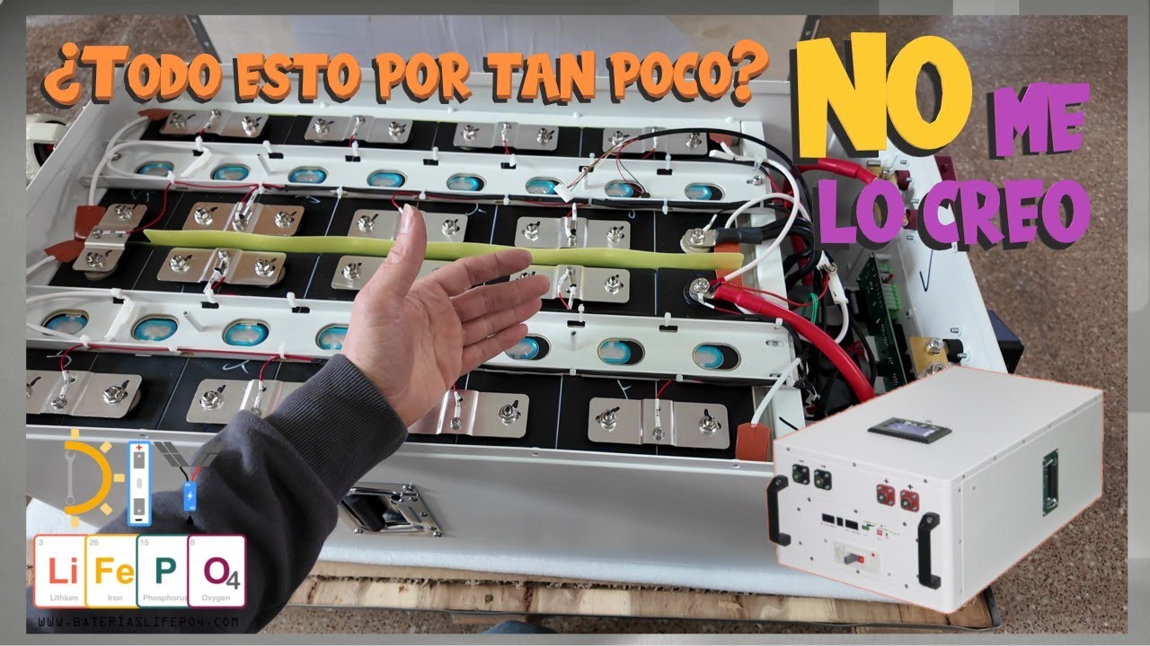 ESPECTACULAR! el mejor BMS y un par de sorpresitas... ¡¡POR 1600€!! 🔋 Yixiang 15Kwh 51.2V LiFePO4 🔋