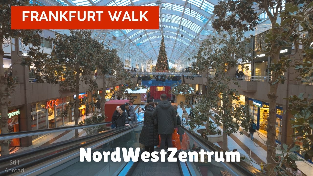 [4K] Exploring Frankfurt's Hidden Gem: NordWestZentrum Walking Tour