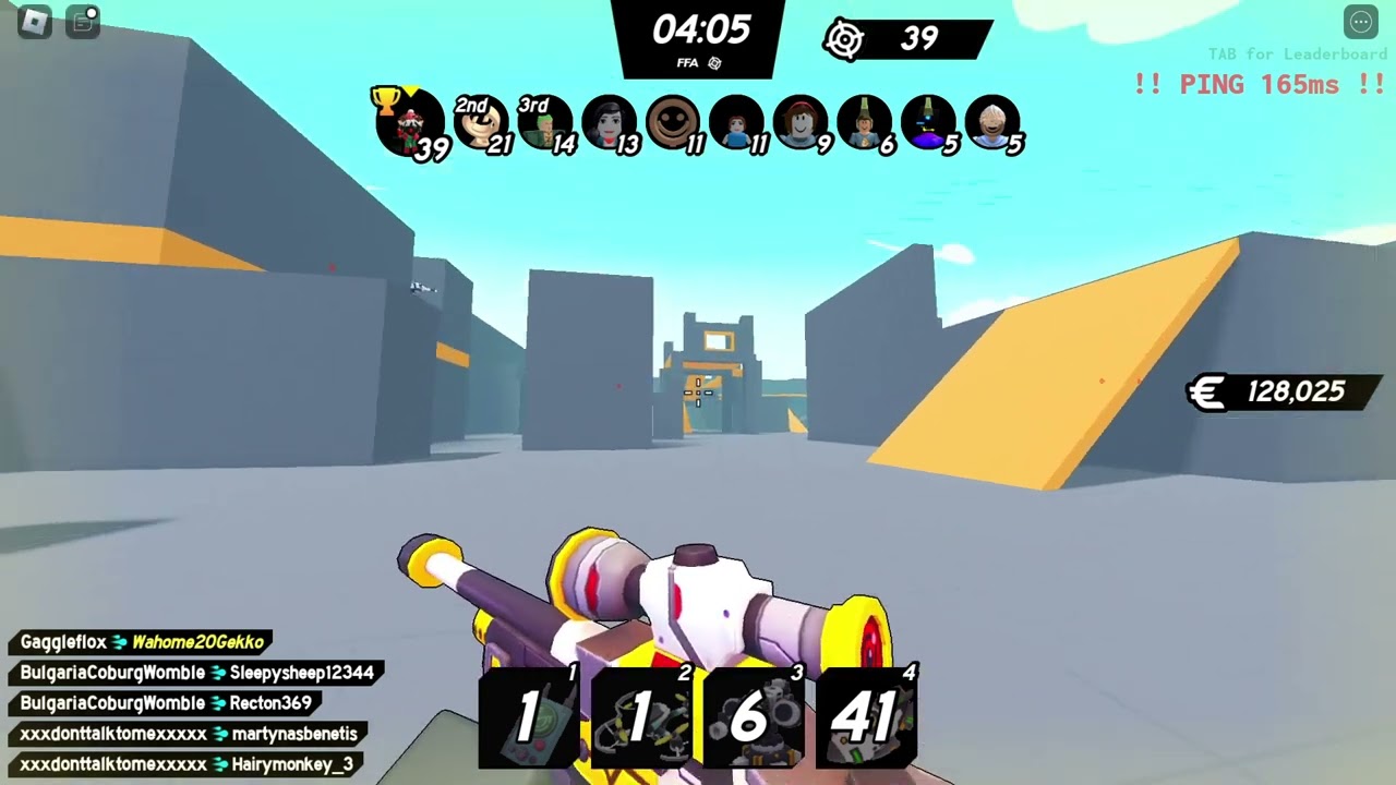 Unit 007 sniper- gameplay 80 kills orange_box in Big Paintball 2( roblox)