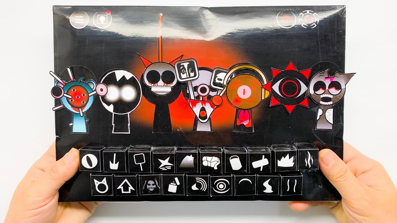 🌈Incredibox Sprunki Phase 12 Sky Black Raddy Clukr Oren Mr Sun Gray ASMR Phase 1vs2vs3vs4 squishy
