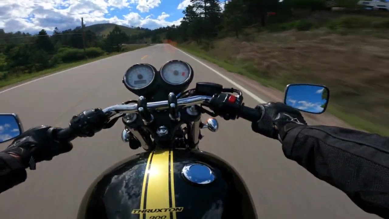 Chill Canyon Cruise | Triumph Thruxton | Scenic Ride