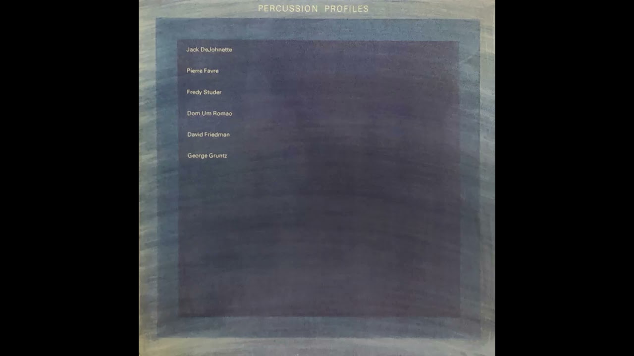 Percussion Profiles - Movement 1