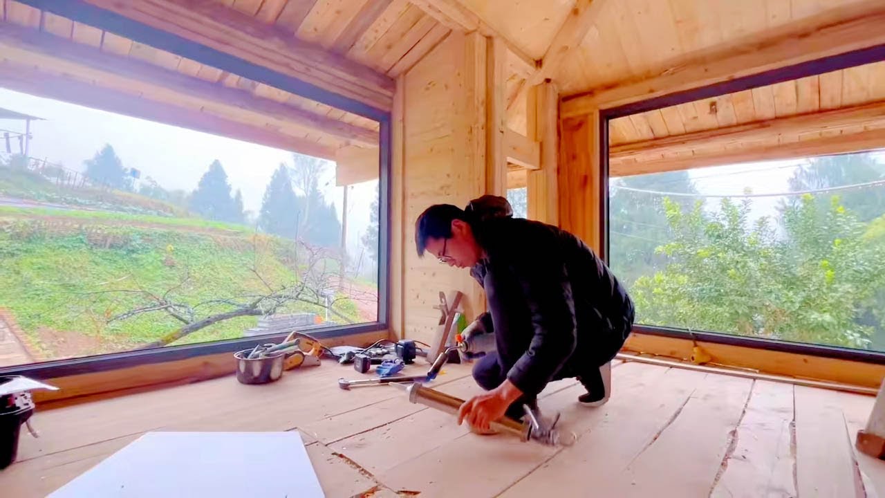 DIY/After a period of renovation, the house is much more beautiful//Bungalow/Log cabin/Timelapse