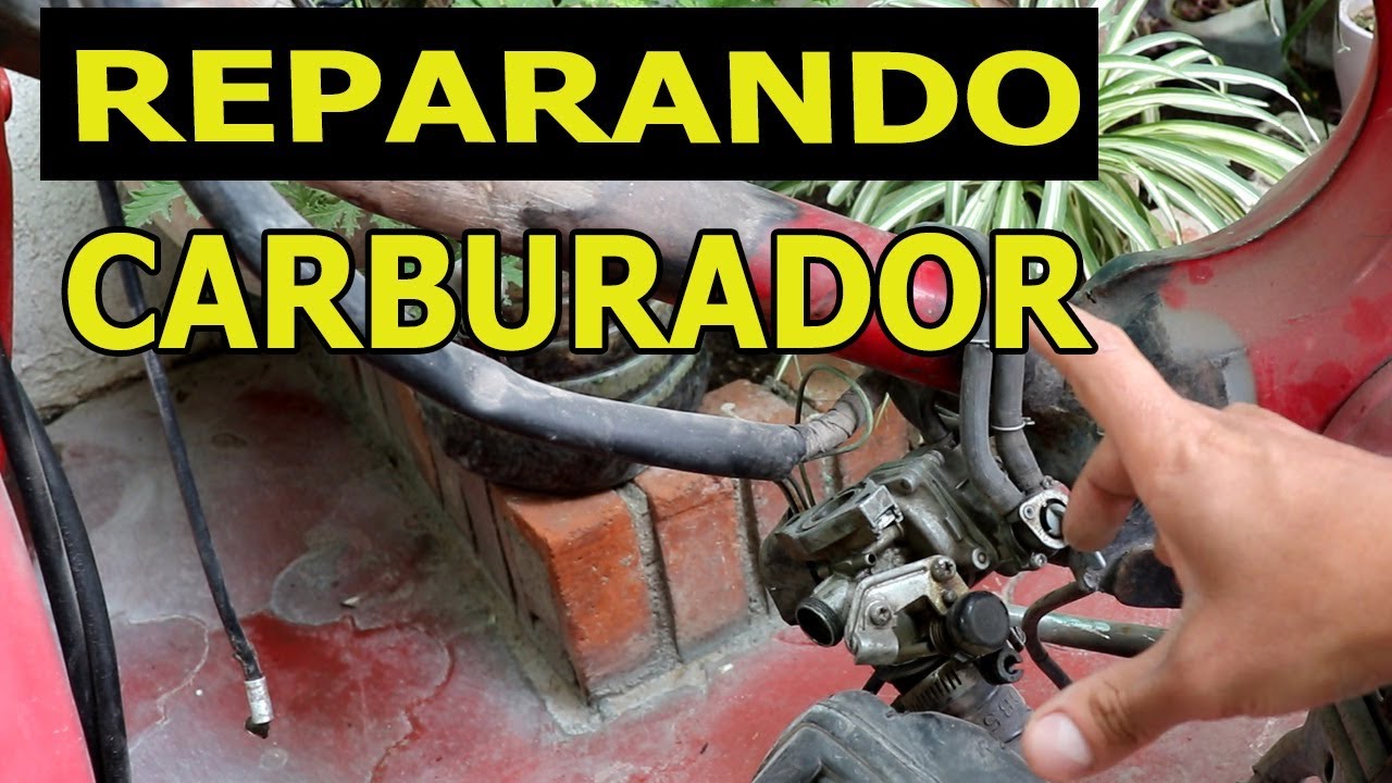 Reparando carburador de la honda c90 reacing