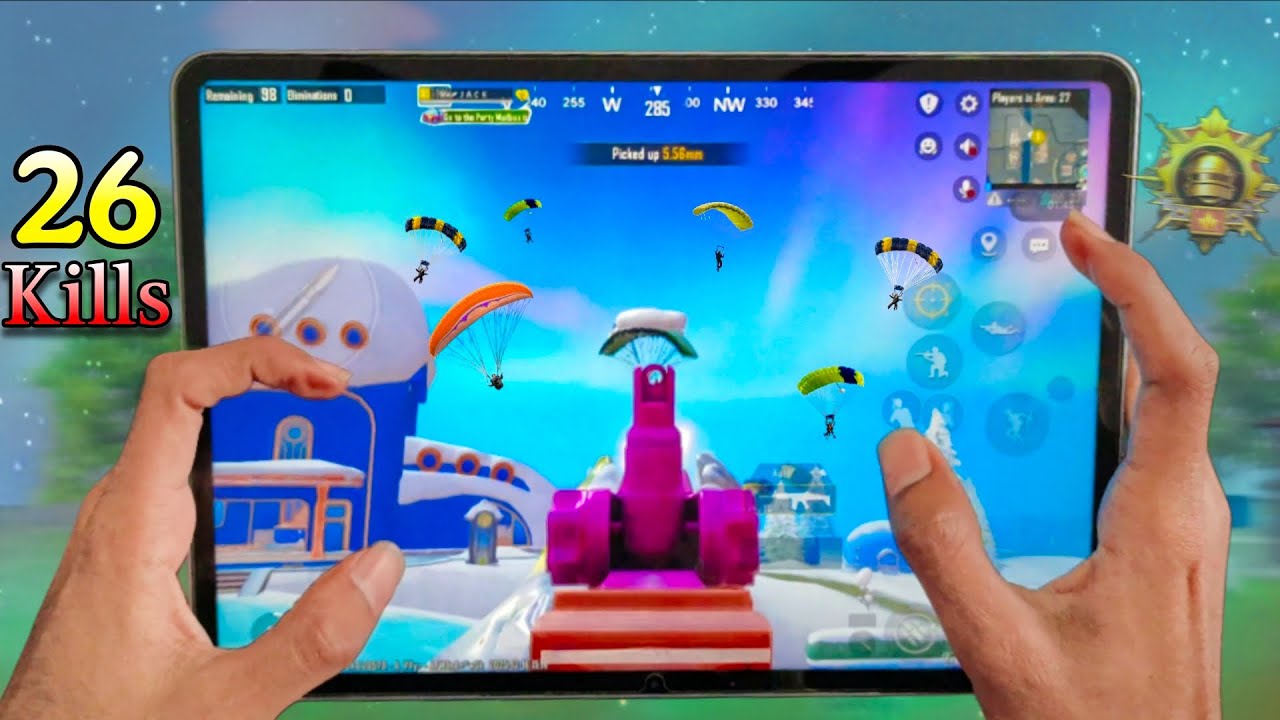 Amazing🤩Performance Xiaomi Pad 7 BGMI Gameplay Handcam ll Xiaomi Pad 7 PUBG Test With Handcam 