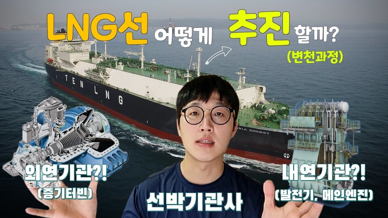 [선박기관사] - LNG선은 어떻게 추진할까?, 추진체계 변천과정 #배타는깜상