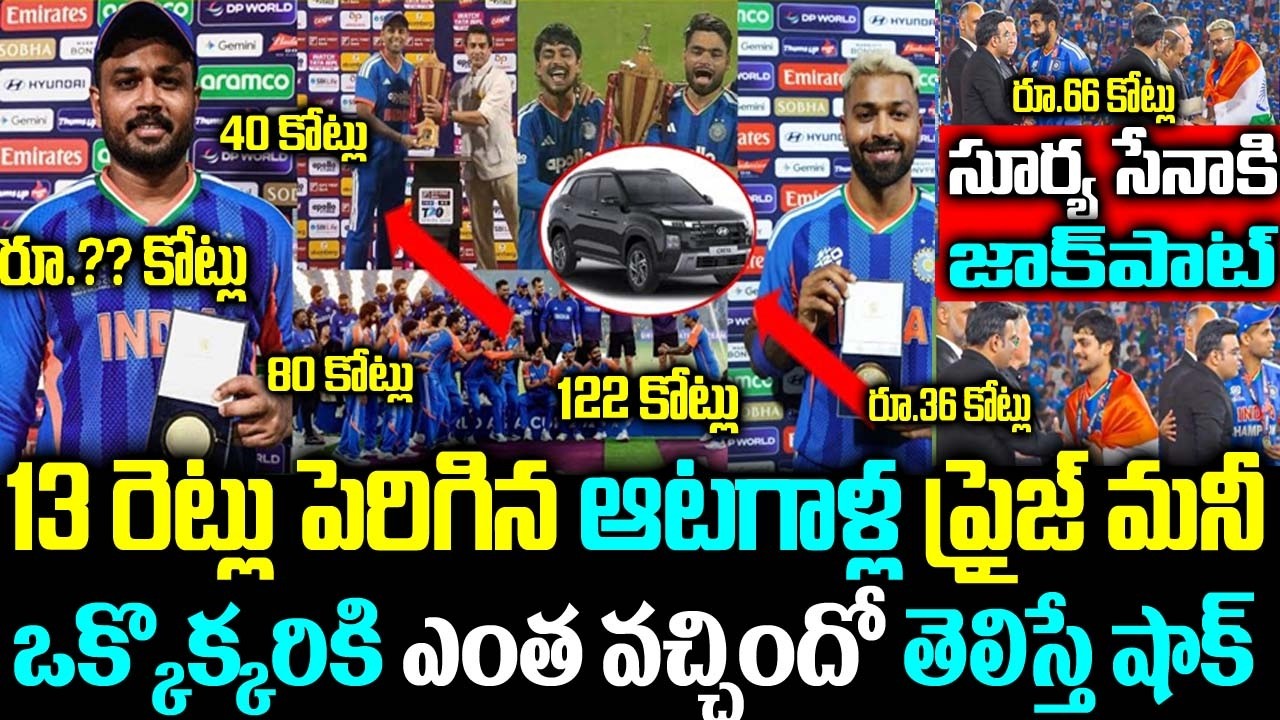 13 రెట్లు పెరిగిన ఆటగాళ్ల ప్రైజ్ మనీ ఒక్కొక్కరికి ఎంత వచ్చిందో తెలిస్తే షాక్