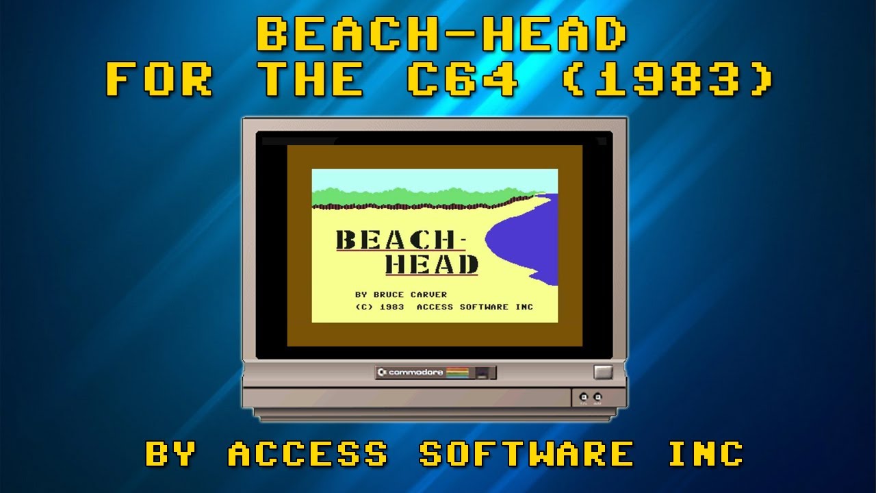 Beach-Head (1983) - Commodore 64 Classic Unboxing & Gameplay