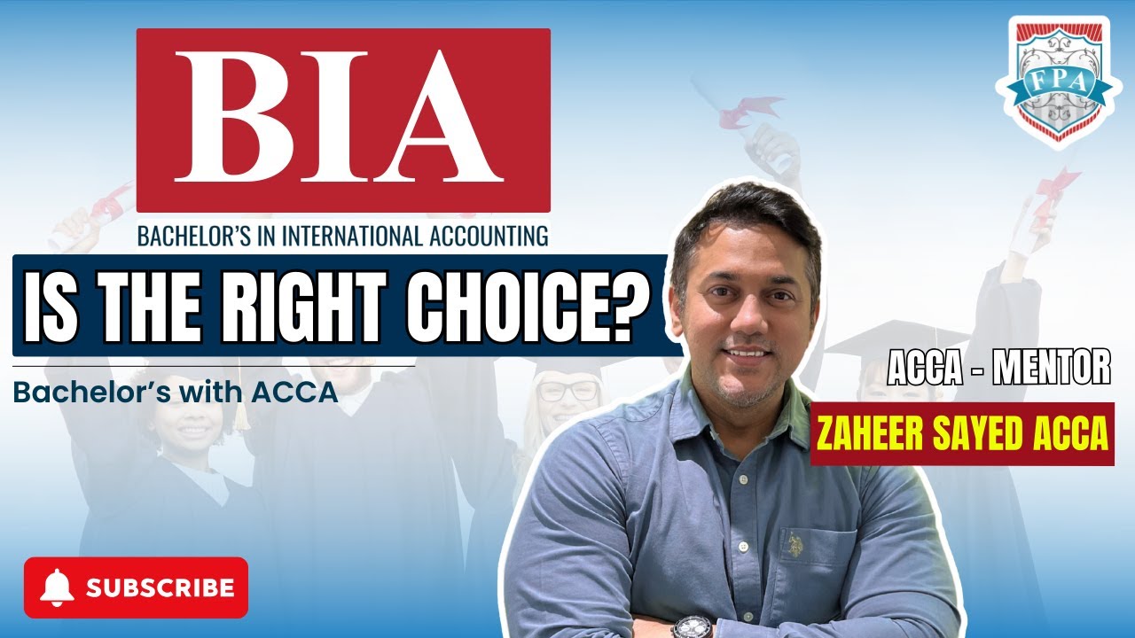 BIA with ACCA at Jai Hind College | Degree After 12th | ACCA Embedded Degree | Zaheer Sayed ACCA