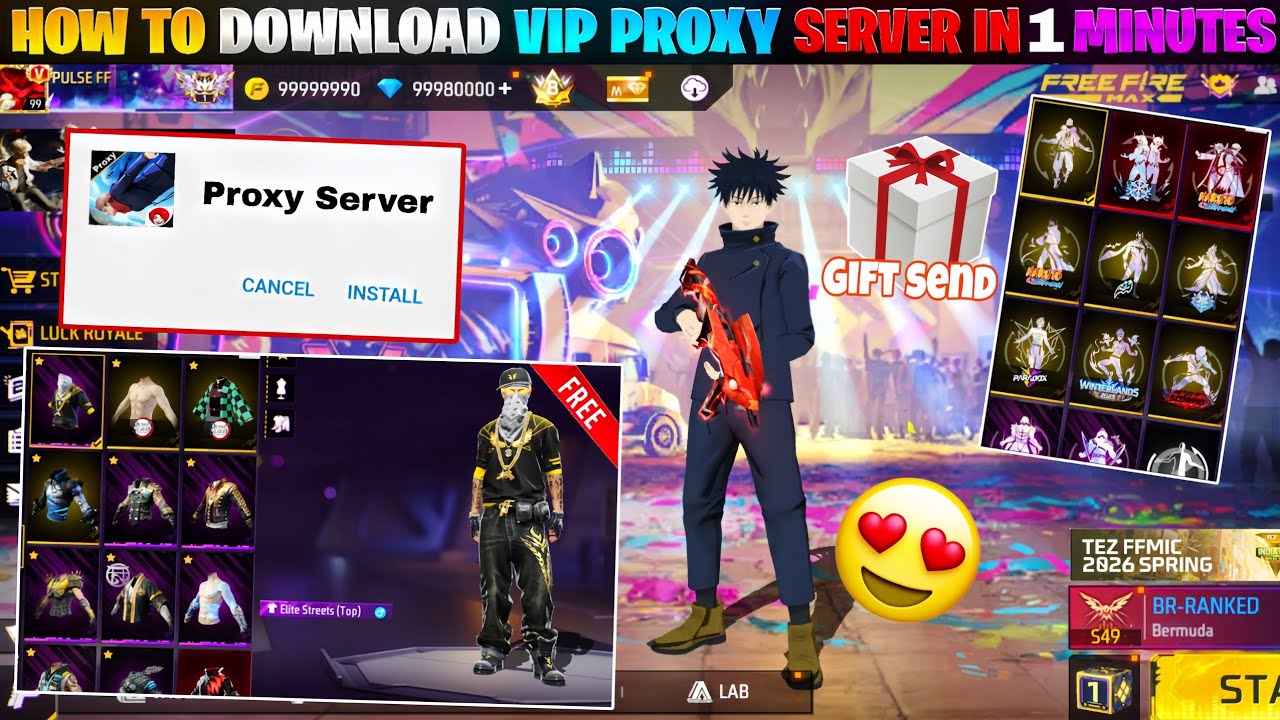 Proxy Server in Free Fire 