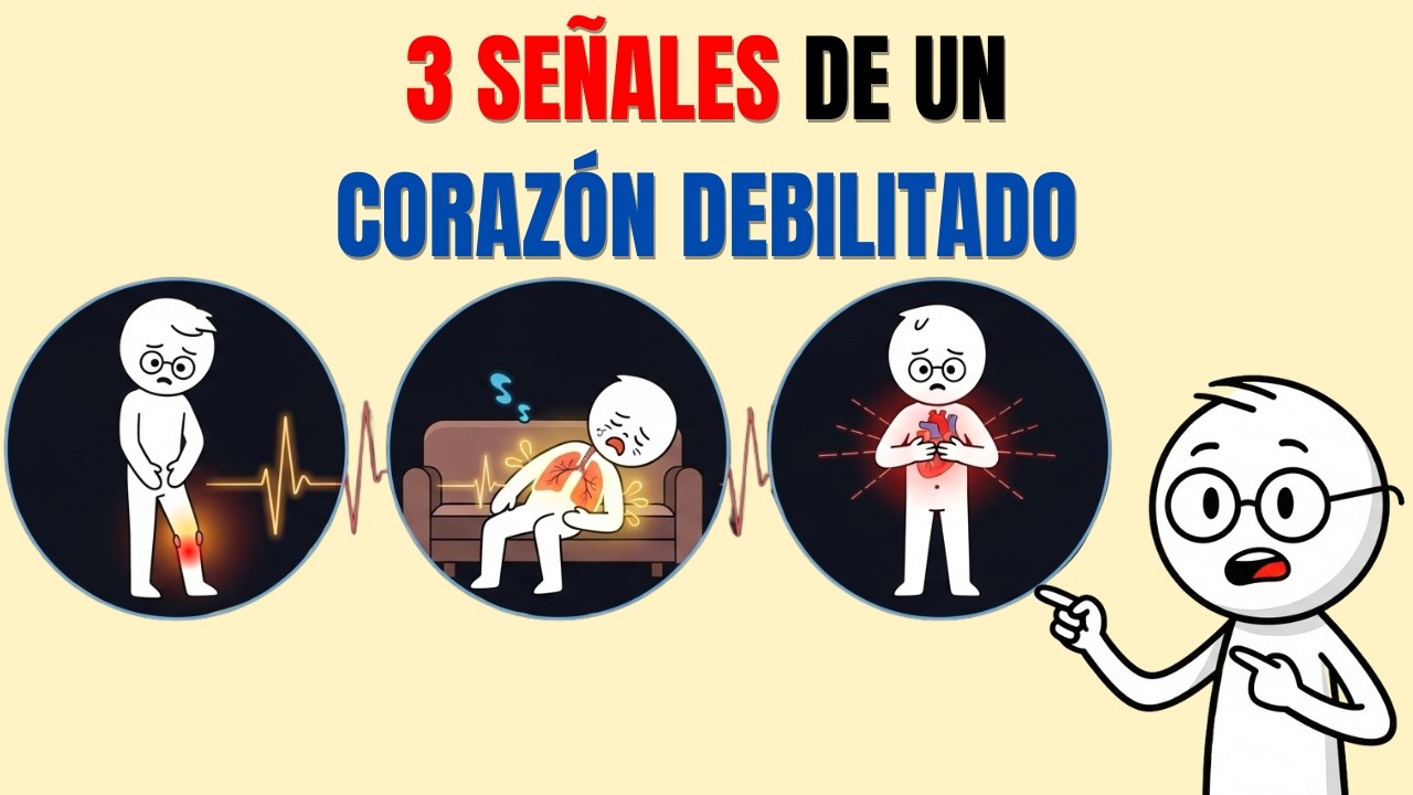 No es estrés ni edad: las 3 señales ocultas de que tu corazón se está debilitando