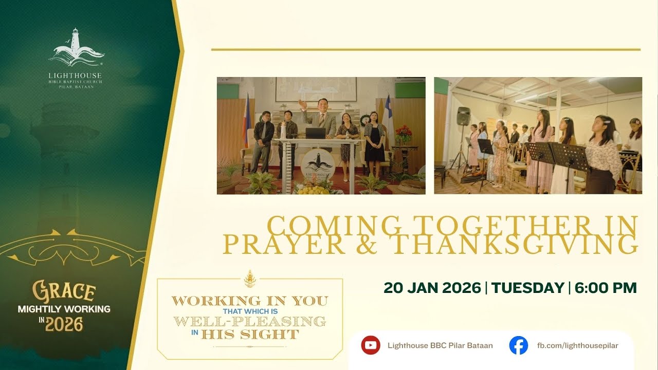 Coming Together in Prayer & Thanksgiving | Jan. 20, 2026