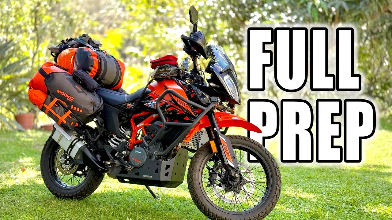 Adventure Motorcycle Upgrades and Full Prep for Long Distance Travel