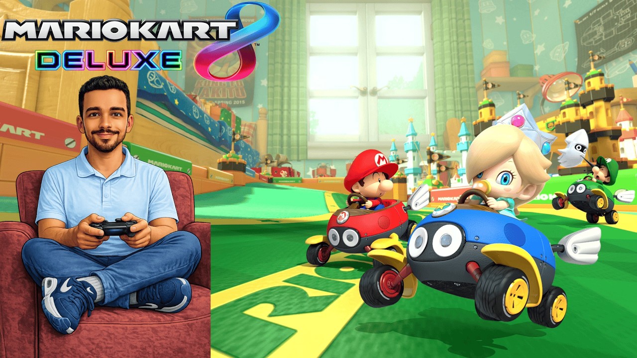 Mario Kart 8 Deluxe, Um Passeio No Parque- Star Cup