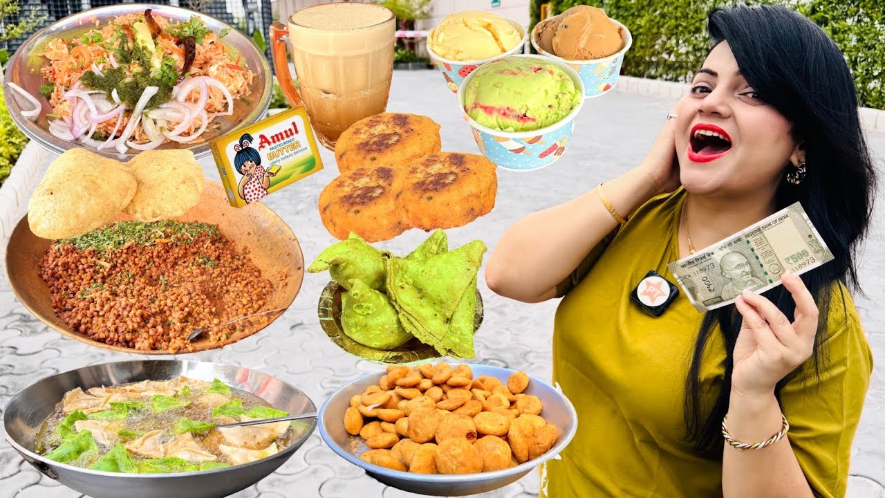 Rs 500 Street Food Challenge | Ambala Food Challenge